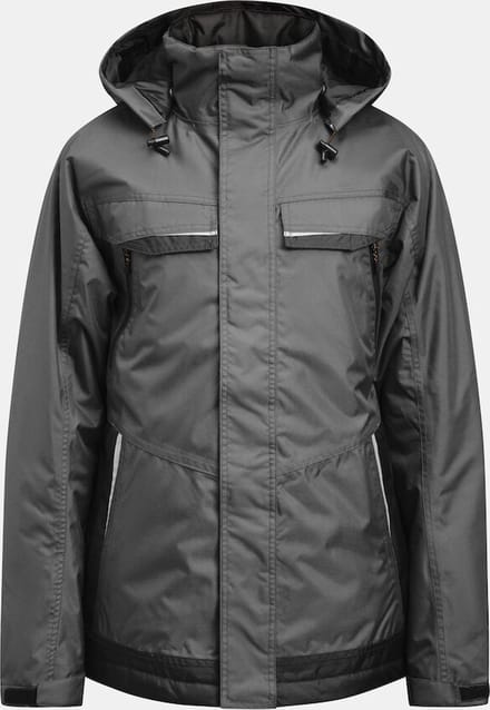 Jobman 1384 Winter Jacket 65138436 - Donkergrijs/Zwart - M