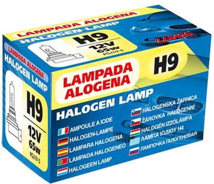 H9 halogeen lamp 12V 65W PGJ19-5 - 1 stuks - Box