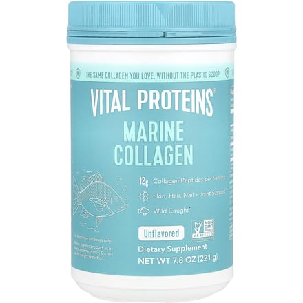 Protéines vitales, collagène marin, sans saveur, 228 g (221g)