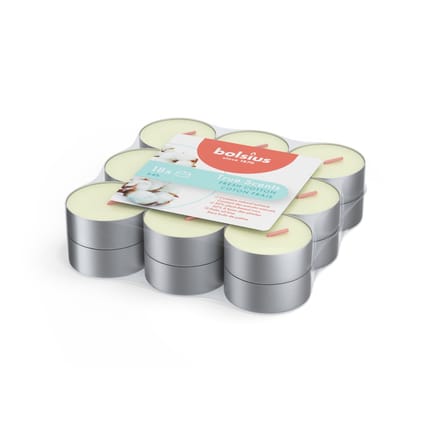 Bolsius - Geurtheelichten - 4 uur – True Scents Verse Katoen