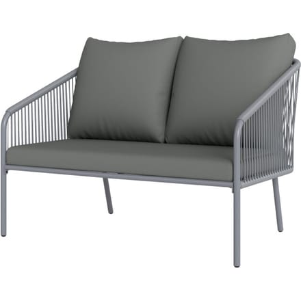 4goodz Outsunny polyrattan 2-zits tuinbank met kussens -