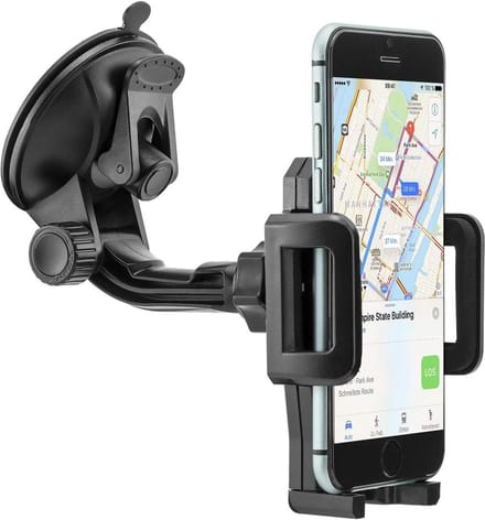 Telefoonhouder | Autohouder | 360° | Universeel | Draaibare zuignap | Dashboardhouder | Raam & Dashboard | Houder
