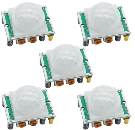 PIR Bewegingssensor Module voor Arduino en Raspberry Pi - 5 Stuks