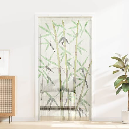 vidaXL Insectengordijn bamboe print 100x220 cm bamboe