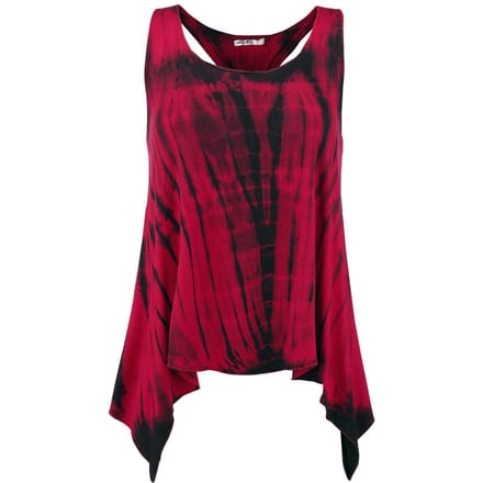 Innocent Top - Tye Knot Top Red Stripe - S tot XL - voor Vrouwen - rood