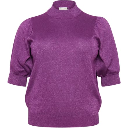 Kaffe Curve KCregittamTurtleneck Dames Top -Gloxinia