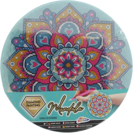 Diamond Painting Mandala Canvas, 30cm