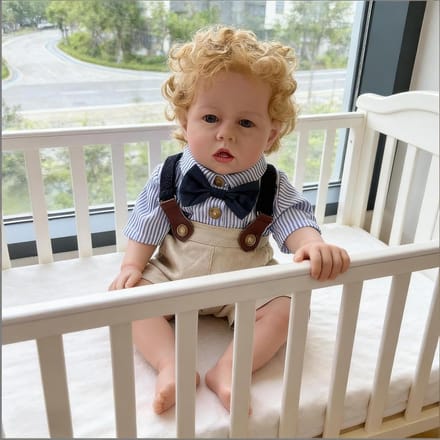 Levensgetrouwe Babypop - Reborn pop Baby pop - Kinderspel - Anatomisch correct - 50 cm - Blond