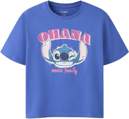 NAME IT - TKFMASRI STITCH SS NREG TOP BOX NOOS WDI - Meisjes - T-shirts