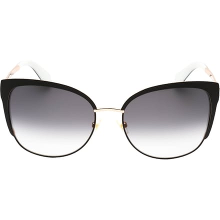 Kate Spade Genice Zwart Goud Montuur Grijze Gradiënt Lens Zonnebril