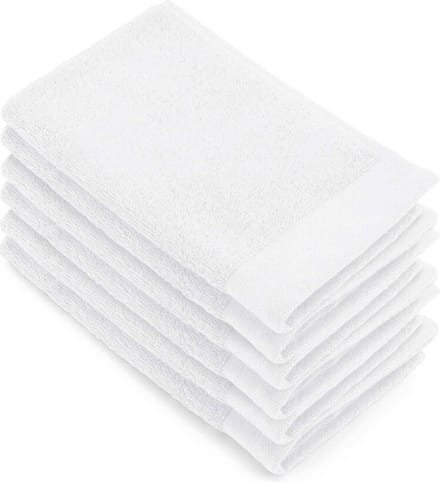 Walra Gastendoek Soft Cotton - 6x 30x50 - 100% Katoen - Wit