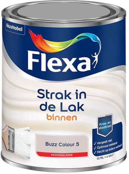 Flexa - Strak In De Lak Binnenlak Hoogglans - Buzz Colour 5 - Mengverf - 750 Ml