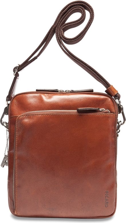 Picard Buddy 4968 Schoudertas - Crossbodytas - Buffelleer - Cognac Bruin