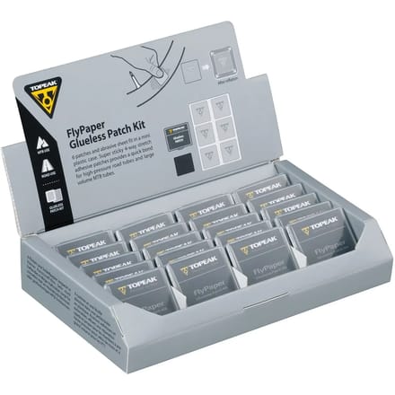 20-delige fietsreparatieset Topeak Glueless Patch - Counter Display Box