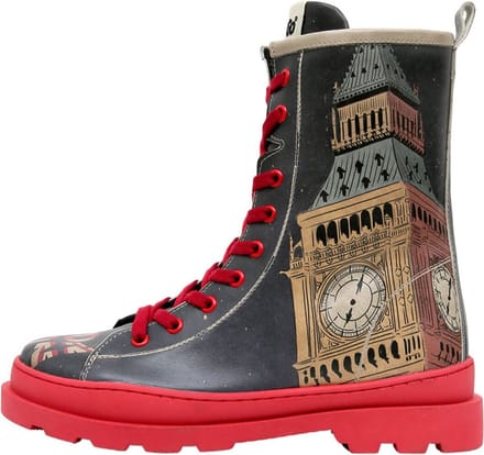 DOGO Gisele Dames Laarzen - It's the Time for London 37