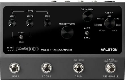 Valeton VLP-400 Multi Sampler Looper - Effect-unit voor gitaren