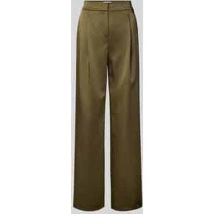 Stoffen broek met bandplooien