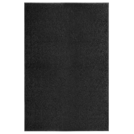 vidaXL - Deurmat - wasbaar - 120x180 - cm - zwart