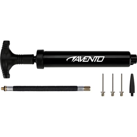 Avento Ballenpomp - Voetbalpomp met extra naalden - Double Action - Zwart/Wit