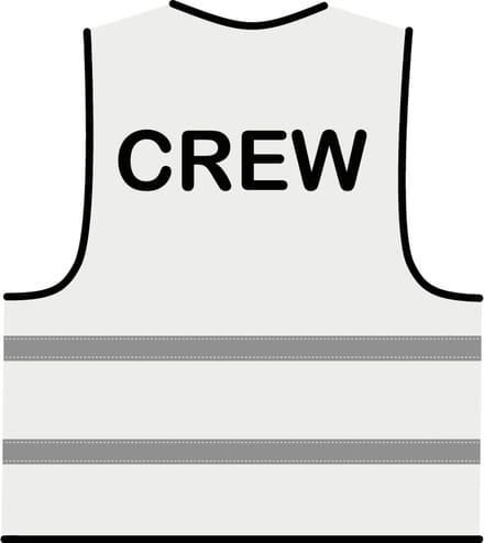 Crew hesje wit