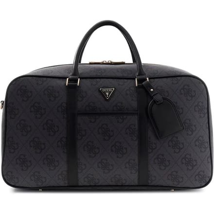 GUESS reistas schoudertas Weekender Duffle Bag Coal Logo donkergrijs