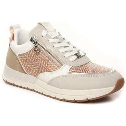 Tamaris lage damessneaker 1-23732-41 430 dames vegan M2373241 beige