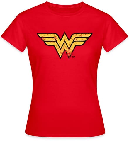 Wonder Woman Logo Justice League Icon Urgency T-Shirt Dames