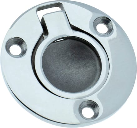 Luikring Rond - 50mm - Rvs 316 Gepolijst
