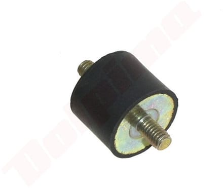 Trillingsdemper passend op UNI MM 25x20mm M6x10/M6x10