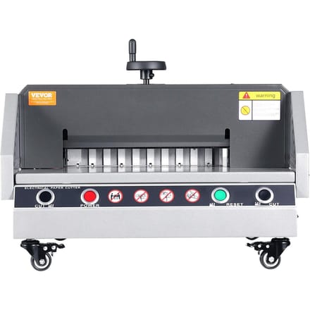 Elektrische Papier Snijder, 13  /330.2mm Snijbreedte, 1.57 /40mm Snijdikte, Bureau Papier Snijmachine met Knopbediening, Elektrische Papier