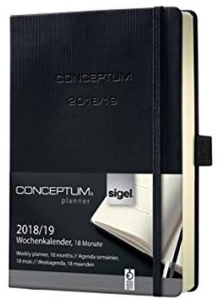 Weekkalender met verticale lay-out – 18 maanden A6 hardcover