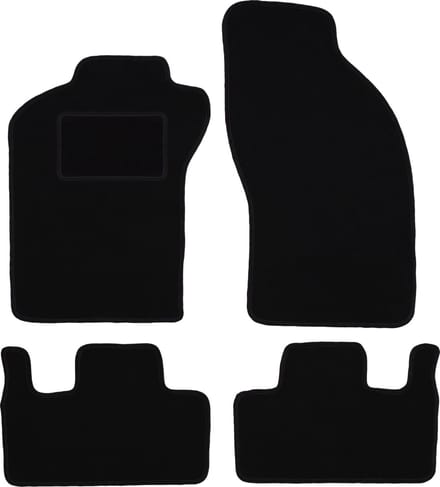 Zwarte veloursmatten voor: Fiat Coupé coupé (1993-2000)
