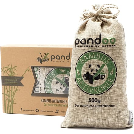 Luchtverfrisser - Bamboe & Houtskool - 500 gram                        - 1 x 500 gram