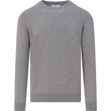 The BLUEPRINT Premium Heren Trui Ronde Hals Grijs