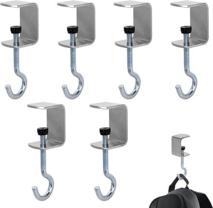 Bureautashaken - Draagbare Handtashanger - 6 Stuks - Verstelbaar