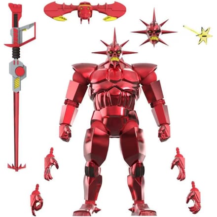 Super7 SilverHawks Ultimates Action Figure Mon*Star Metallic Vac Metal 18 cm Action Figuur