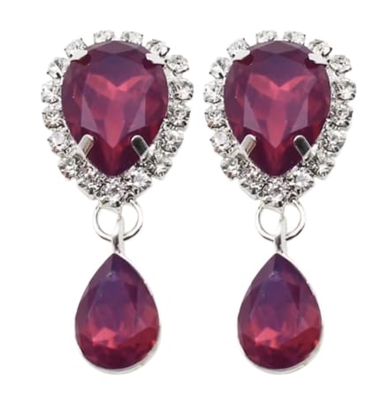 Clip Oorbellen Colatina Cherise Strass Kunststof