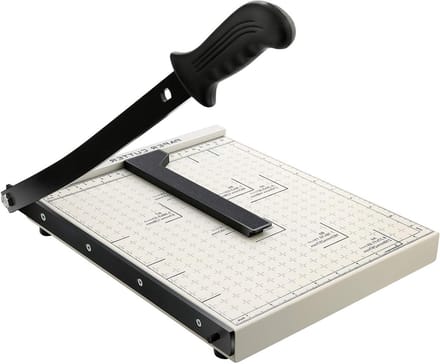 Papiersnijmachine A3 B4 A4 - Efficiënt snijden - 1 stuk - Wit - Metaal - 32,5 x 25,5 x 3 cm