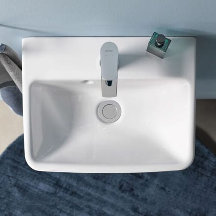 Duravit No. 1 wash hand basin 50 cm, with 1 tap hole 0743500000