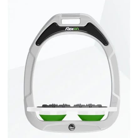 Platte Ultra Grip Beugels Wit/Wit/Groen Flex-On Green Composite