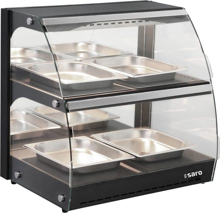 Saro NELSON voedingopwarmer 560 W Zwart, Transparant