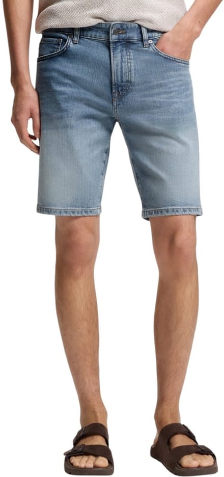 regular fit korte jeans van katoenmix model 'MAINE SHORTS'