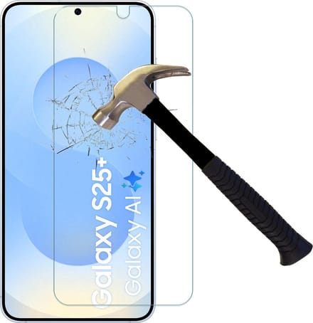 Screenprotector geschikt voor Samsung Galaxy S25 Plus - Arara gehard glas Tempered Glass