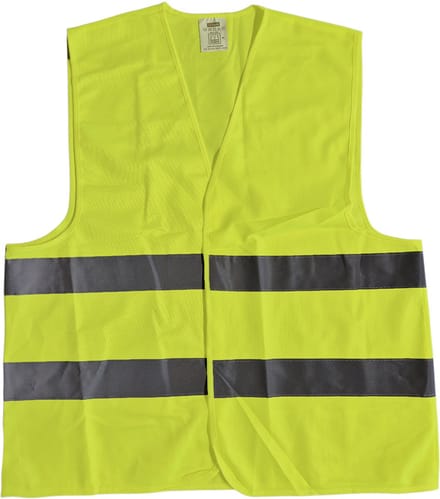 Mexxo Veiligheidshesje geel - 100% polyester - one size - reflecterend