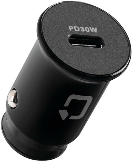 Optiline Aanstekerplug USB-C 30W 12/24V – Compacte Autolader voor Snel Opladen – Zwart