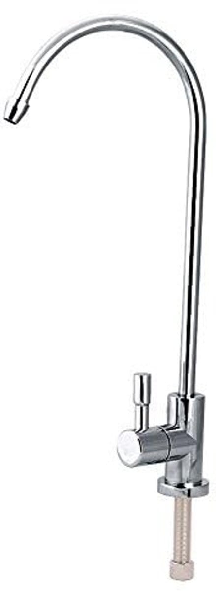 Allecto - Waterfilter Kraan - Rvs 360° Rotatie - Gooseneck Keuken