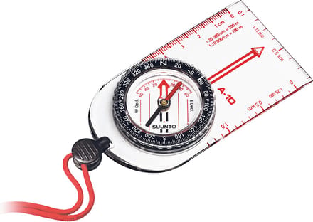 SUUNTO A-10 NH plaatkompas - Transparant
