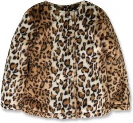 Lemon Beret jas - imitatiebont - luipaard print / panter print - maat 92/98