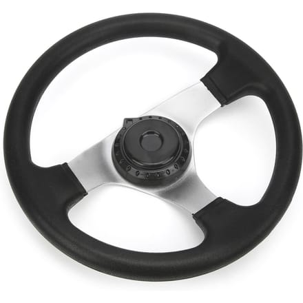 Volant 11,8 pouces avec ensemble de cache Convient pour DIY Go Kart Karting ATV UTV Pièces de Vélo Chine gray