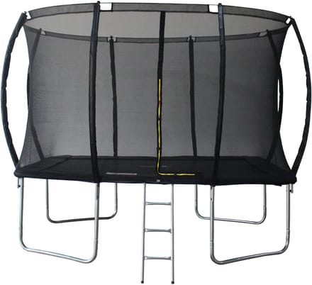 Buitenkado Trampoline Rechthoek met veiligheidsnet - 213x304cm